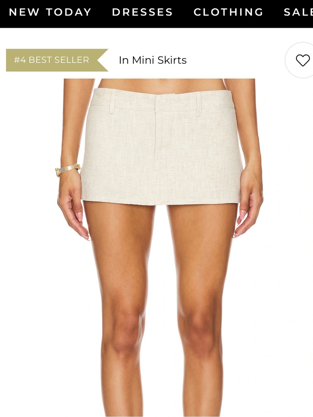 NWT lioness rhode mini skirt